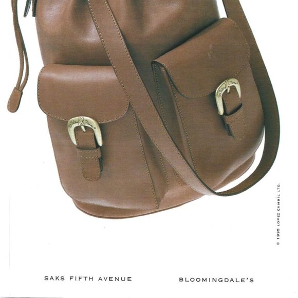 Paloma Picasso Lopez Cambil Handbag 1995 Vintage Print Ad 8 inch - Picture 3 of 4